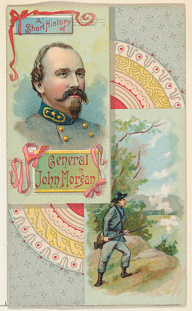 :A Short History: General John H. Morgan from the Histories -16x12"(A3) Poster