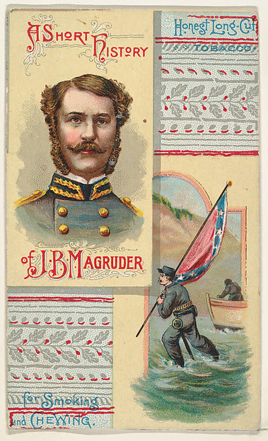 :A Short History: General John B. Magruder from the Historie-16x12"(A3) Poster