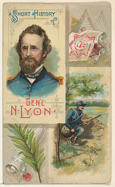 :A Short History: General Nathaniel Lyon from the Histories -16x12"(A3) Poster