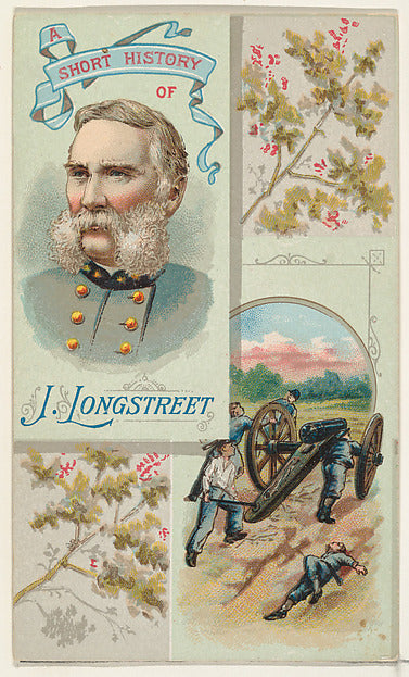 :A Short History: General James Longstreet from the Historie-16x12"(A3) Poster