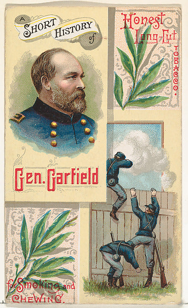 :A Short History of General James Garfield from the Historie-16x12"(A3) Poster