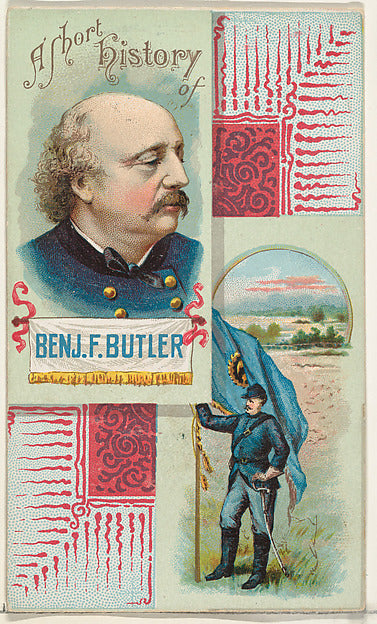 :A Short History of General Benjamin F. Butler from the Hist-16x12"(A3) Poster