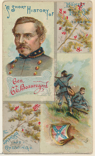 :A Short History of General G. T. Beauregard from the Histor-16x12"(A3) Poster