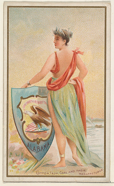 :Alabama from the Industries of States series issued by Duke-16x12"(A3) Poster