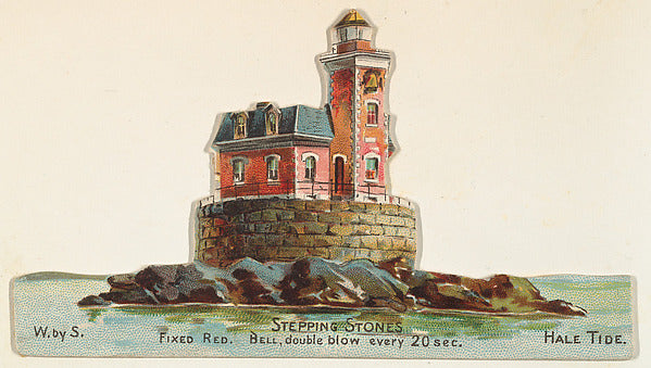 :Stepping Stones from the Lighthouses series issued by Duke -16x12"(A3) Poster