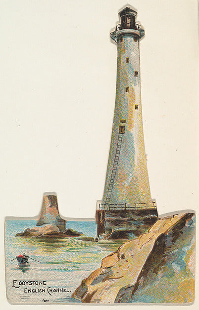 :Eddystone English Channel from the Lighthouses series issue-16x12"(A3) Poster