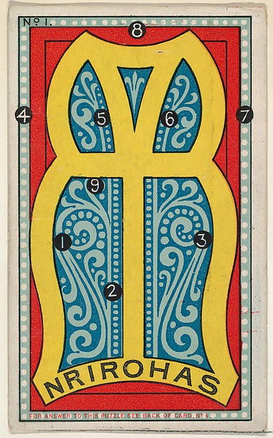 :Puzzle Number 1 from the Jokes series issued by Duke S-16x12"(A3) Poster