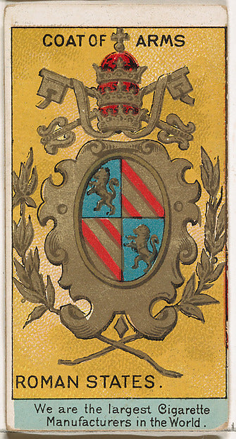 :Roman States from the Rulers Flags and Coats of Arms series-16x12"(A3) Poster