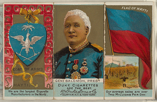 :President General Salomon of Haiti from the Rulers Flags an-16x12"(A3) Poster