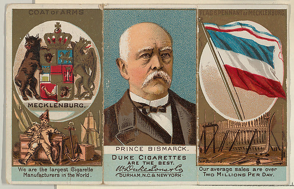:Prince Bismarck of Mecklenburg from the Rulers Flags and Co-16x12"(A3) Poster