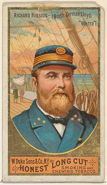 :Richard Bussius from the Sea Captains series issued by Duke-16x12"(A3) Poster