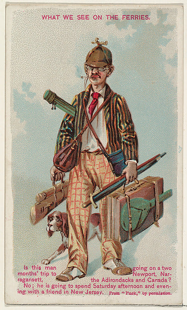 :What We See on the Ferries from the Snapshots from "Puck" s-16x12"(A3) Poster