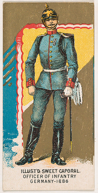 :Officer of Infantry Germany 1886 from the Military Series i-16x12"(A3) Poster