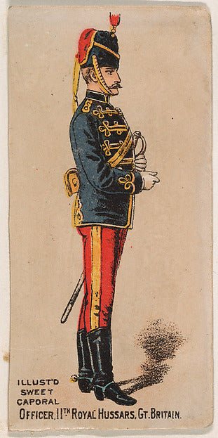 :Officer 11th Royal Hussars Great Britain from the Military -16x12"(A3) Poster