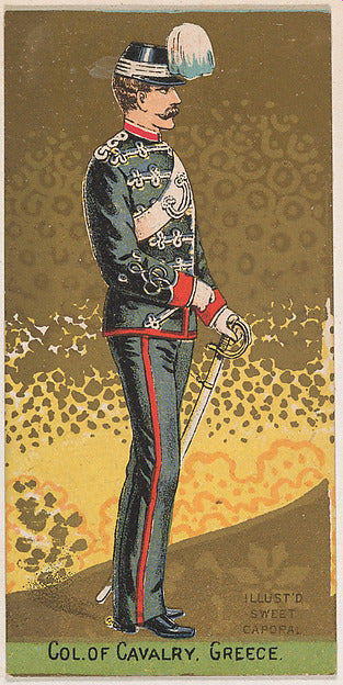 :Colonel of Cavalry Greece from the Military Series issued b-16x12"(A3) Poster