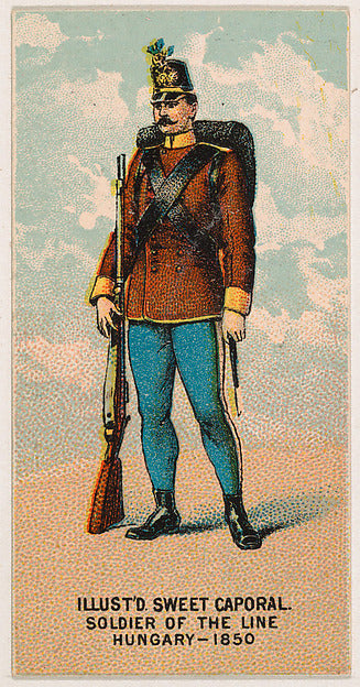 :Soldier of the Line Hungary 1850 from the Military Series i-16x12"(A3) Poster