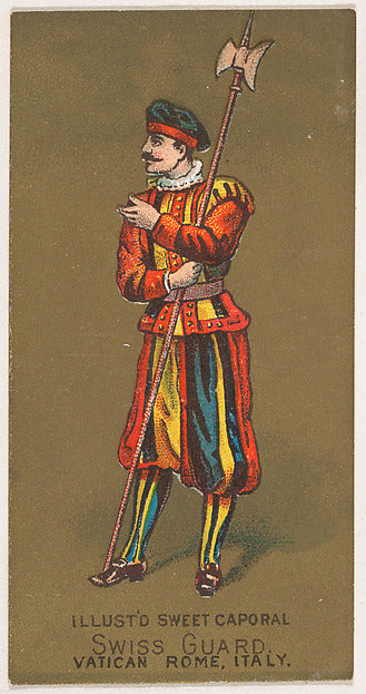 :Swiss Guard Vatican Rome Italy from the Military Series iss-16x12"(A3) Poster