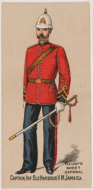 :Captain Infantry Old Harbour V.M. Jamaica from the Military-16x12"(A3) Poster
