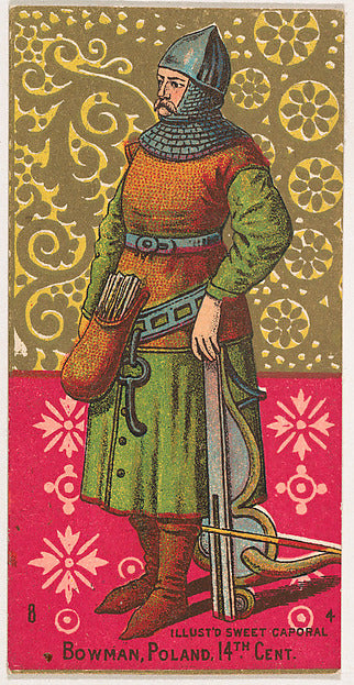 :Bowman Poland 14th Century from the Military Series issued -16x12"(A3) Poster