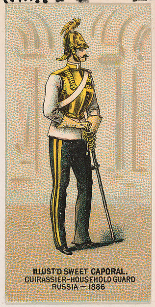 :Cuirassier Household Guard Russia 1886 from the Military Se-16x12"(A3) Poster