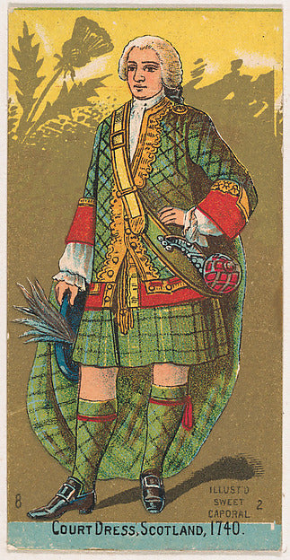 :Count Dress Scotland 1740 from the Military Series issued b-16x12"(A3) Poster