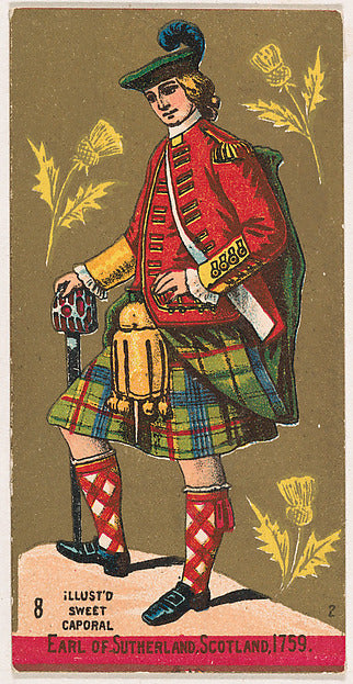 :Earl of Sutherland Scotland 1759 from the Military Series i-16x12"(A3) Poster