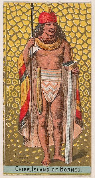 :Chief Island of Borneo from the Military Series issued by K-16x12"(A3) Poster