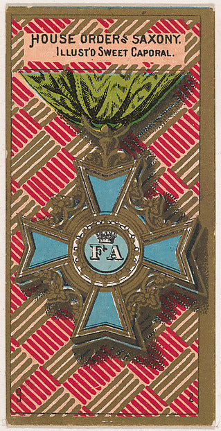 :House Order of Saxony from the Military Series issued by Ki-16x12"(A3) Poster