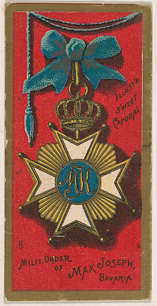 :Military Order of Max Joseph Bavaria from the Military Seri-16x12"(A3) Poster