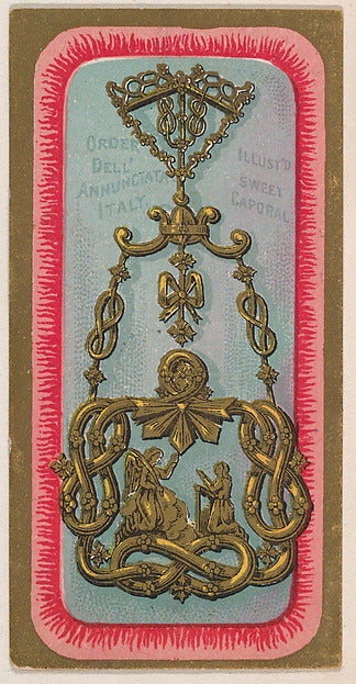 :Order Dell' Annunciata Italy from the Military Series issue-16x12"(A3) Poster