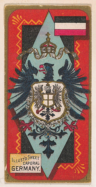 :Coat of Arms Germany from the Military Series issued by Kin-16x12"(A3) Poster