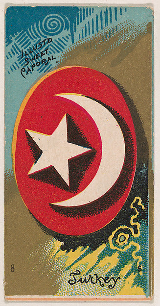 :Coat of Arms Turkey from the Military Series issued by Kinn-16x12"(A3) Poster