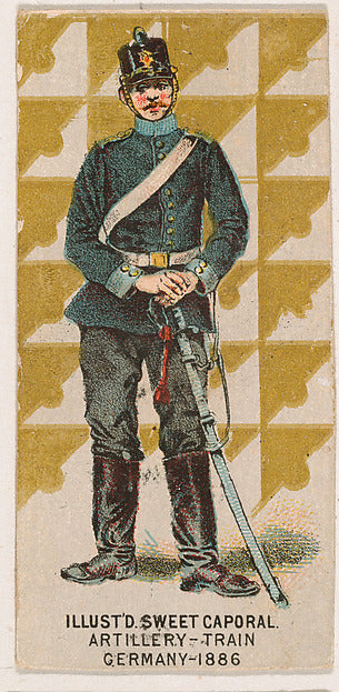 :Artillery Train Germany 1886 from the Military Series issue-16x12"(A3) Poster