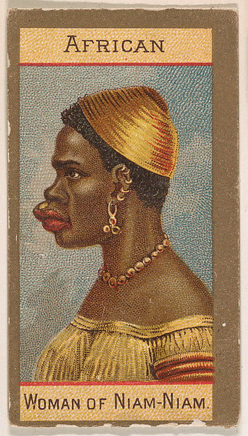 :African Woman of Niam-Niam from Types of Nationalities issu-16x12"(A3) Poster