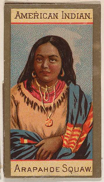 :American Indian Arapahoe Squaw from Types of Nationalities -16x12"(A3) Poster