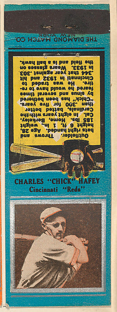 :Charles "Chick" Hafey Cincinnati Reds from the Baseball Pla-16x12"(A3) Poster