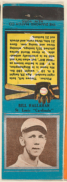 :Bill Hallahan St. Louis inals from the Baseball Players-16x12"(A3) Poster