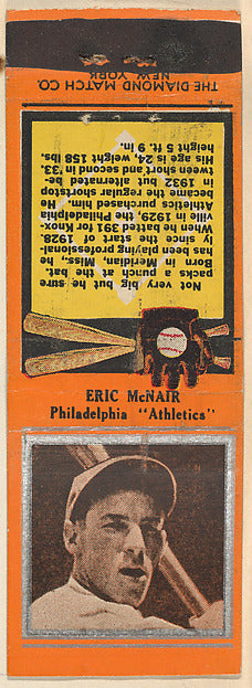 :Eric McNair Philadelphia Athletics from the Baseball Player-16x12"(A3) Poster
