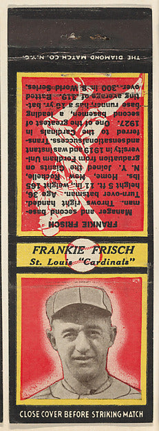 :Frankie Frisch St. Louis inals from the Baseball Player-16x12"(A3) Poster