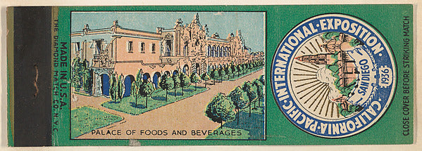 :Palace of Foods and Beverages from California Pacific Inter-16x12"(A3) Poster