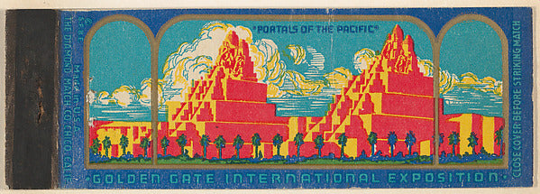 :Portals of the Pacific from the Golden Gate International E-16x12"(A3) Poster