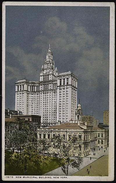 New Municipal Building New York 1909–10-, Poster Print Wall Art