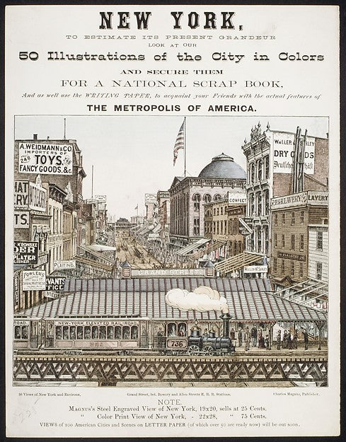 New York to Estimate its Present Grandeur Look at our 50 Illu, Poster Print