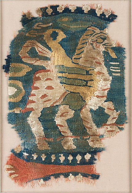 :Roundel with Winged Horse 9th century-16x12"(A3) Poster