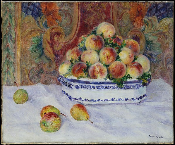 Auguste Renoir:Still Life with Peaches 1881-16x12"(A3) Poster