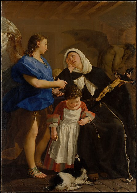 Gaspare Traversi:Saint Margaret of Cortona c1758-16x12"(A3) Poster