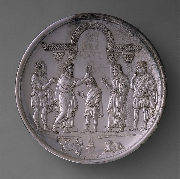 :Plate with David Anointed by Samuel 629–630-16x12"(A3) Poster