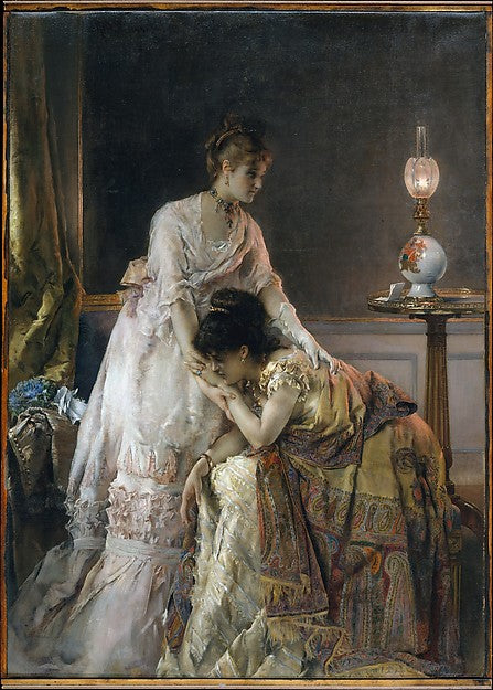 Alfred Stevens:After the Ball 1874-16x12"(A3) Poster
