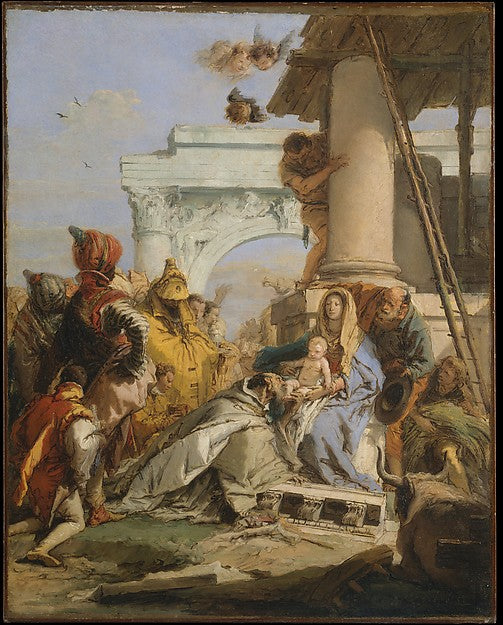 Giovanni Battista Tiepolo:The Adoration of the Magi late 175-16x12"(A3) Poster