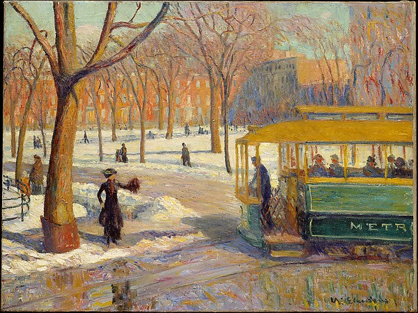 The Green Car 1910-William James Glackens, Poster Print - Wall Art